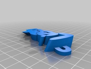 lizbeth keyfob organização personalizado 3d print model - Mito3D