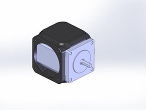 nema 23 stepper motor cooler diy fan nema23 3d print model - Mito3D