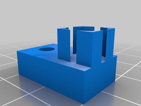 graber i3 y rod holder 3d printer parts 3d print model - Mito3D