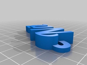 nina chave organização personalizado 3d print model - Mito3D