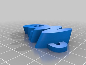nico-schriftzug organização personalizado 3d print model - Mito3D