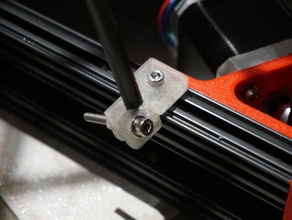 kossel tower brace 15mm open beam 3d printer parts carbon fiber tube stiffener 3d print model - Mito3D