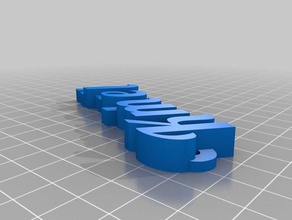 a kimberly-chave organização personalizado 3d print model - Mito3D
