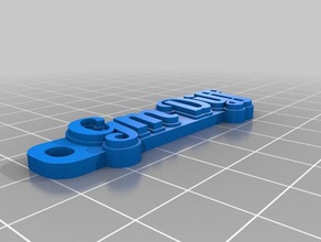gmdiff keychain organization customized 3d print model - Mito3D
