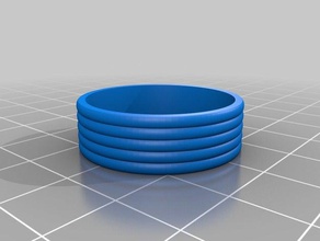 us11 fidget ring banded 5 rings customized 3d print model - Mito3D
