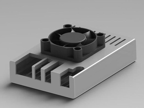 bacalı olimex a20 kireç durumda 3d yazıcı aksesuarları fan octoprint 3d print model - Mito3D