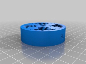 emmett engranaje cojinete 4 planetas partes personalizado rodamiento 3d print model - Mito3D