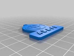 my customized car keyring logos keychains 3d print model - Mito3D