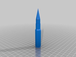 50 cal bullet 3d printing 3d print model - Mito3D