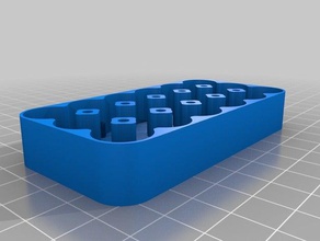 6x3 Akku Fall top Container kundengebundene 3d print model - Mito3D