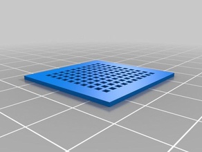 il mio personalizzato parametrico griglia della ventola lamelle generatore hobby su misura 3d print model - Mito3D