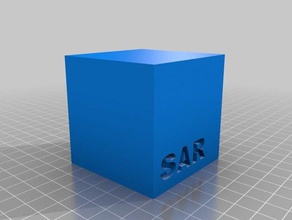 cube -empty logo 3d printing 3d print model - Mito3D