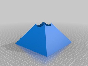 pyramid holder 3d printing 3d print model - Mito3D