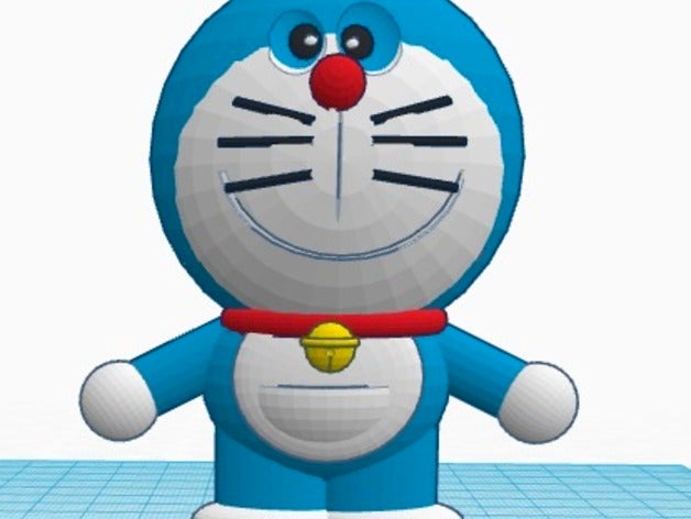 doraemon le creature cartone animato carattere 3D print model - Mito3D