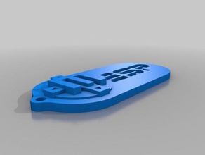 llavero mesp remix signos y logotipos 3d print model - Mito3D