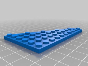 aile de brique lego jouets construction personnalisé 3d print model - Mito3D