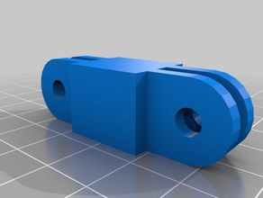 gopro 2x2 arm camera joint 3d print model - Mito3D