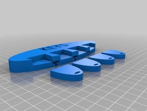 key chain holder 3d printing 3d print model - Mito3D
