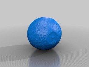 la luna di saturno, mimas 3d print model - Mito3D
