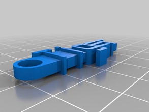 tiger portachiavi organizzazione personalizzato 3d print model - Mito3D