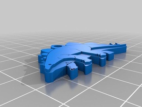 dino Schlüsselanhänger 3d-Schlüsselanhänger keychain stegosaurus 3d print model - Mito3D