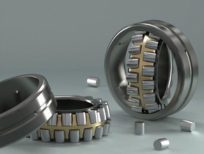 spherical roller bearing created partsolutions engineering 3d print model - Mito3D