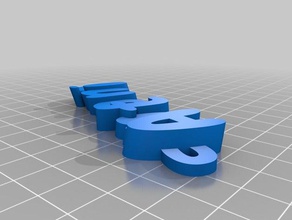 nombre de 3d - antonio organización personalizado 3d print model - Mito3D