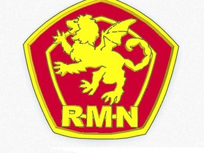 royal manticore navy coins badges costume military sci-fi 3d print model - Mito3D