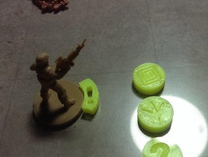 mars attacks - miniatures game toy & accessories mantic marsattacks tokens 3d print model - Mito3D