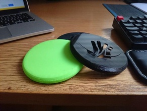 disc golf mini vacío deporte y al aire libre de disco marcador 3d print model - Mito3D