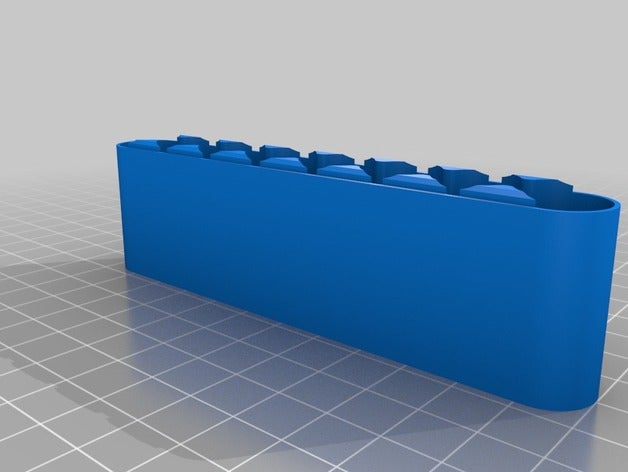 aa 8x1 customized containers 3D print model - Mito3D