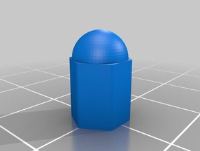 zayras tuerca de la tapa partes personalizado 3d print model - Mito3D