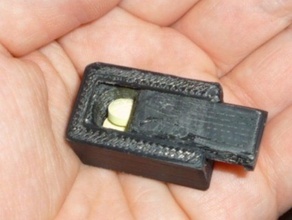 pequena caixa de medicamentos tampa deslizante recipientes do agregado familiar openscad paramétrico pílula recipiente armazenamento útil 3d print model - Mito3D