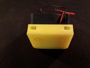reprappro huxley duo fan mount nuts bolts 3d printer parts mod 3d print model - Mito3D