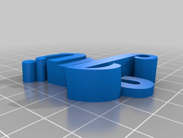 javi organización personalizado 3D print model - Mito3D