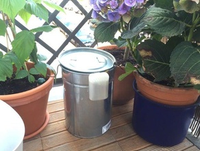 battery-powered water level sensor outdoor & garden balcony iot plant 3d print model - Mito3D