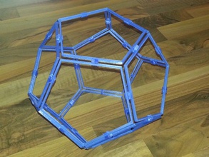 dodekaeder decor 3d print model - Mito3D