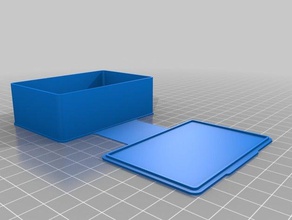 custer davası dikdörtgen özelleştirilmiş kaplar 3d print model - Mito3D