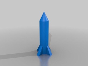 simply simple missile props public domain 3d print model - Mito3D