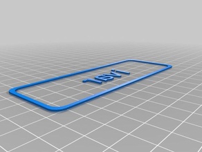 ivarname etiketi işaretler ve logolar özelleştirilmiş 3d print model - Mito3D