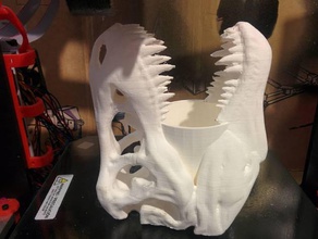 t-rex pen holder animals 3d print model - Mito3D