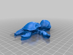 tartaruga 123dcatch animais creatr leapfrog meshmixer brinquedo 3d print model - Mito3D