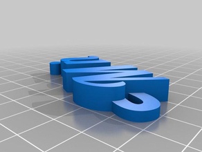 moni chaveiro organização personalizado 3d print model - Mito3D