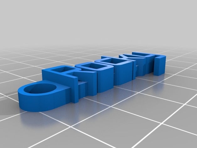 rocky organização personalizado 3D print model - Mito3D