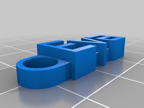 eva organización personalizado 3d print model - Mito3D