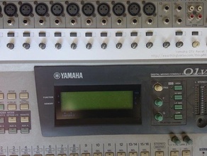 recall sheet yamaha 01v digital mixer audio laser 3d print model - Mito3D