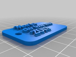 maria do carmo organização personalizado 3d print model - Mito3D
