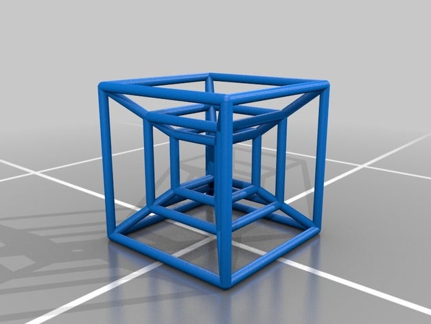 tesseract Le stampanti 3d ipercubo 3D print model - Mito3D