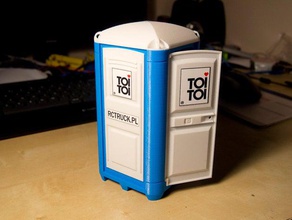 portable toilet toitoi 1 14 r c vehicles 114 rctruckpl tolilet 3d print model - Mito3D