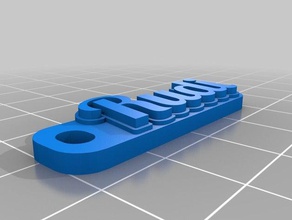 rudi organización personalizado 3d print model - Mito3D